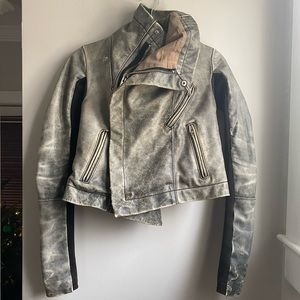 Bespoke Leather Motorcycle Jacket - XS